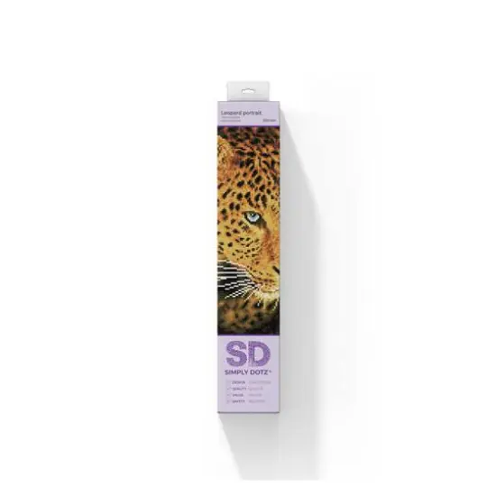 Diamond Dotz&reg; Leopard Portrait Diamond Painting Kit {4}