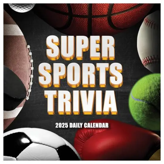 TF Publishing 2025 Sports Facts & Trivia Wall Calendar {1}