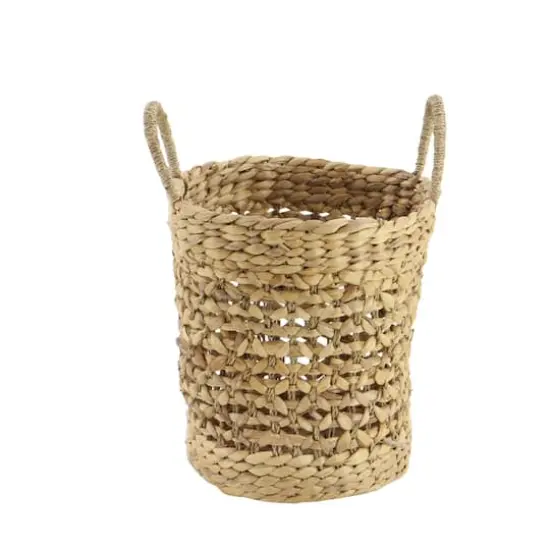 Brown Seagrass Natural Storage Basket Set {4}