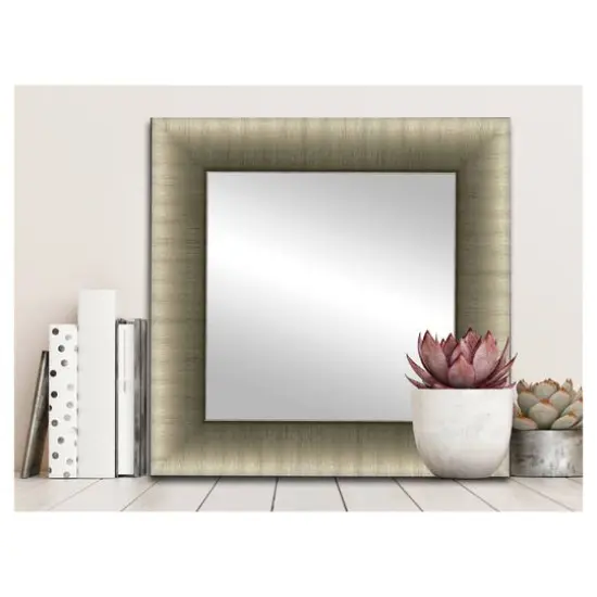 Timeless Frames&reg; Mari Champagne 12" x 12" Framed Mirror {3}