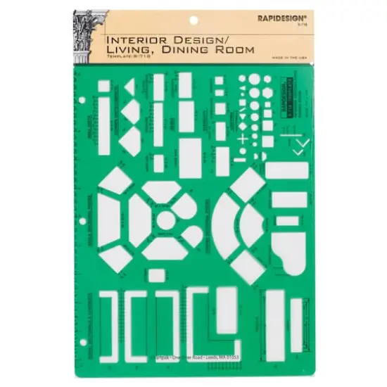 Pickett Living & Dining Room Interior Design Template {1}