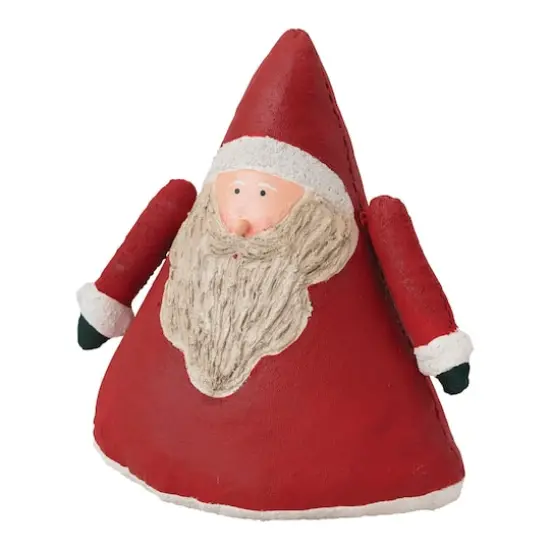 Hello Honey&reg; Red Hand-Painted Canvas Santa Decoration {4}