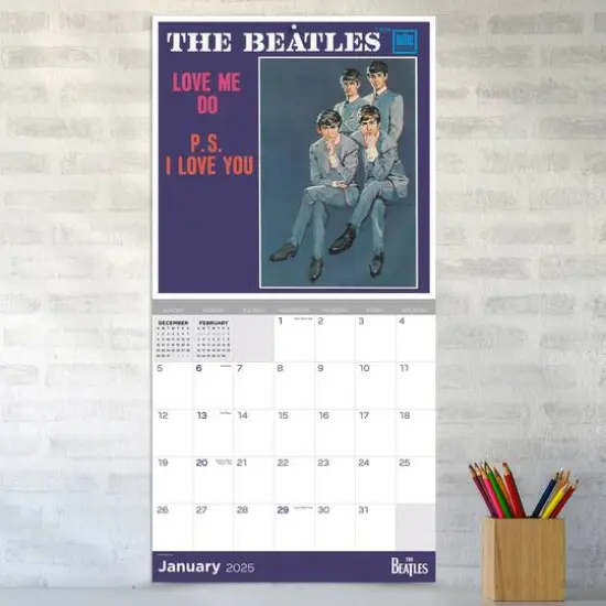 TF Publishing 2025 The Beatles: Albums & Artwork Wall Calendar {5}