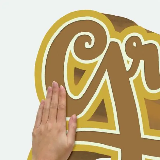 RoomMates Groovy Retro Peel & Stick Giant Wall Decal {6}