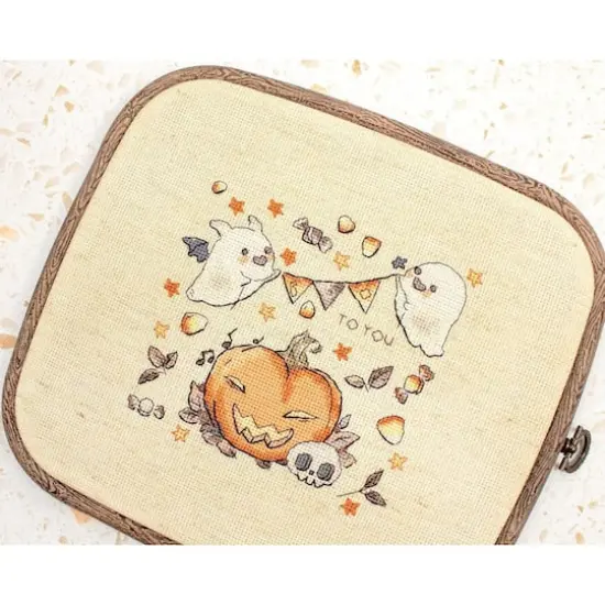 LetiStitch Boo To You Counted Cross Stitch Kit {3}