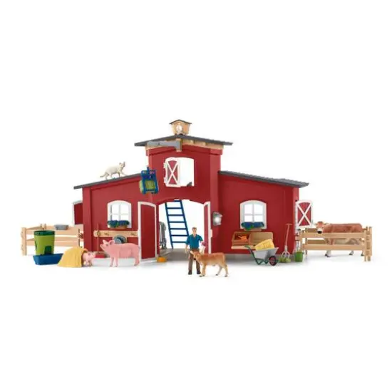 Schleich Farm World Red Barn Playset {1}