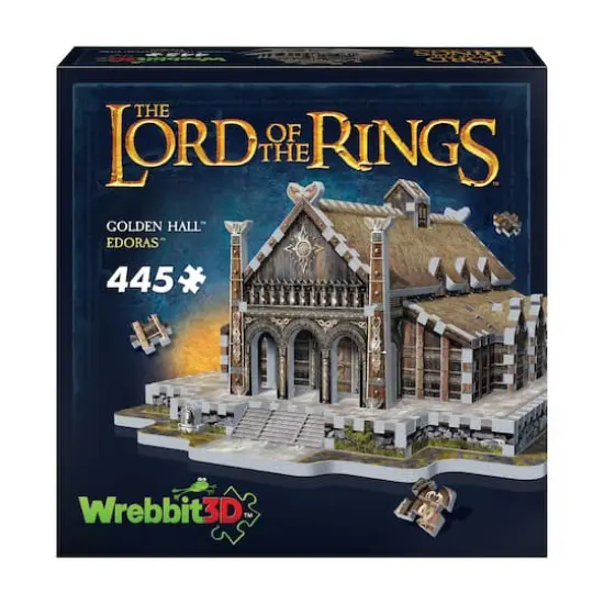 The Lord of the Rings - Golden Hall - Edoras 3D Puzzle: 445 Pcs {4}