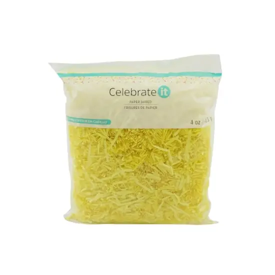 Paper Shred by Celebrate It&trade;, 4oz. Yellow {4}