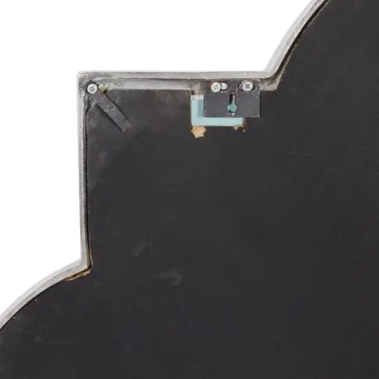 Gray Glam Aluminum Wall Mirror, 40" x 40" {5}