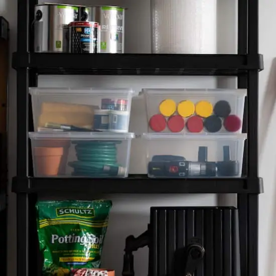 IRIS&reg; 14.5qt. Snap Top Plastic Storage Boxes, 6ct. {3}