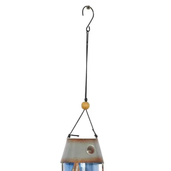 2.6ft. Multicolored Metal Coastal Windchime Set {5}