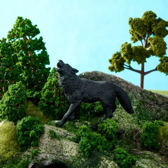 Safari Ltd&reg; Wild Safari&reg; North American Wildlife Black Wolf {3}