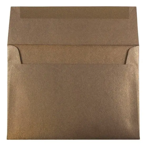 JAM Paper A7 Metallic Invitation Envelopes, 50ct. Bronze Stardream {4}