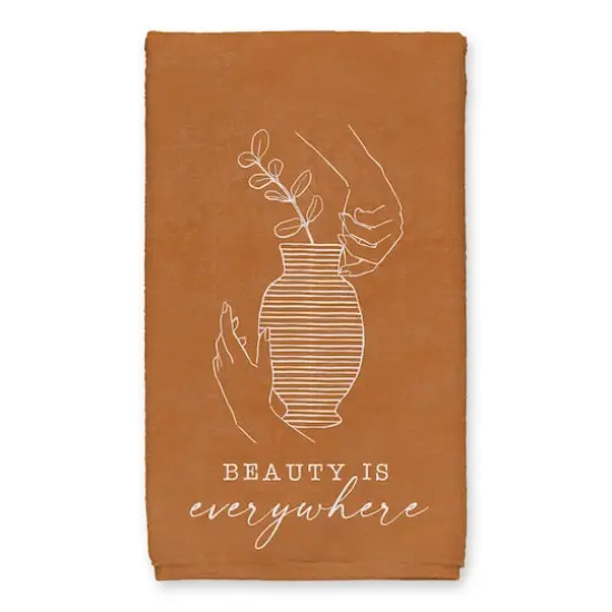 Orange Vase Beauty is Everywhere Towel Set {3}
