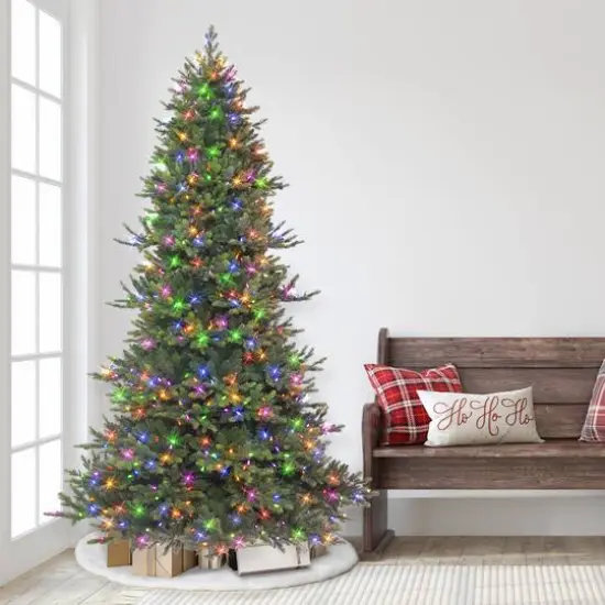 7.5ft. Pre-Lit Royal Majestic Douglas Fir Artificial Christmas Tree, Color Select LED Lights {4}