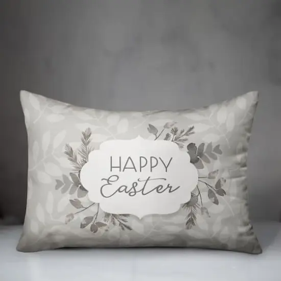 Happy Easter Pillow 14" x 20" Throw Pillow {4}