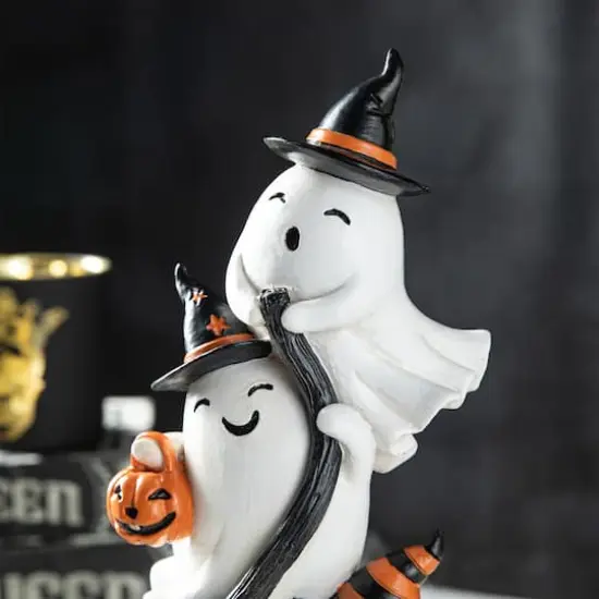 Glitzhome&reg; 13" Halloween Stacked Ghost Table D&eacute;cor {5}