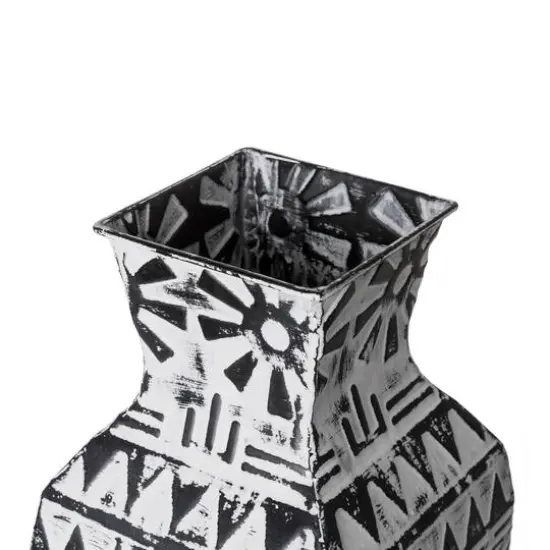 Glitzhome&reg; Textured Metal Boho Vase Set {8}