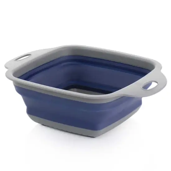 Oster Bluemarine Collapsible Square Plastic Colander {4}