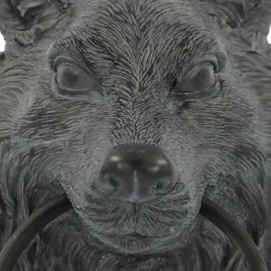 11.25" Black Wolf Door Knocker Wall Accent by Ashland&reg; {4}