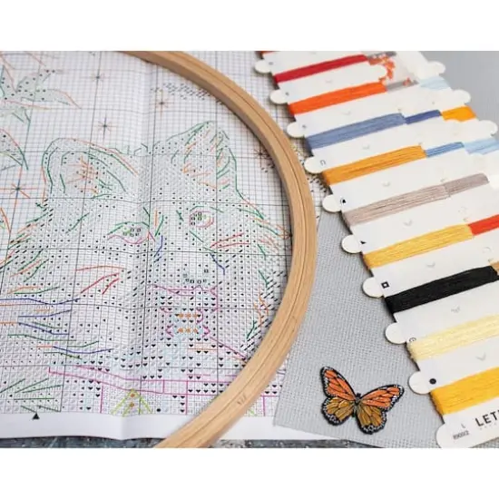 LetiStitch Kitsune Counted Cross Stitch Kit {7}