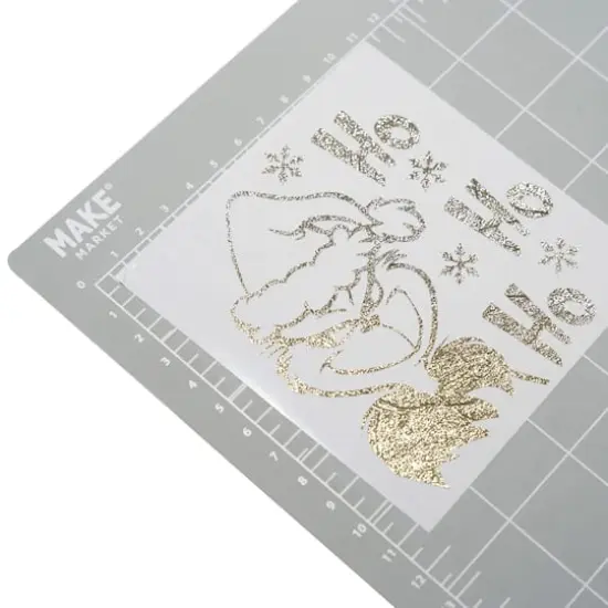 Textured Metallic Permanent Vinyl by Make Market&reg; Gold {6}