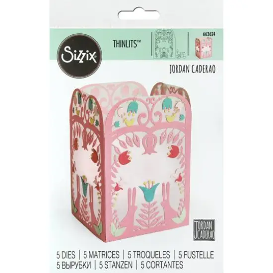 Sizzix&reg; Thinlits&reg; Folk Art Lantern Die Set by Jordan Caderao {1}