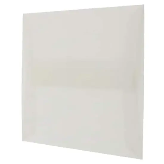 JAM Paper A2 Translucent Vellum Invitation Envelopes, 25ct. Platinum Silver {4}