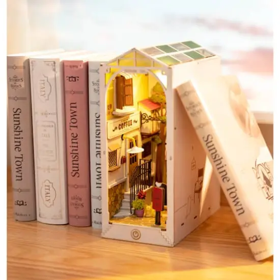 Rolife&reg; Sunshine Town DIY Book Nook Shelf Insert Kit {10}