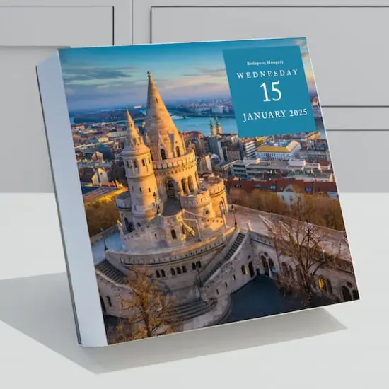 TF Publishing 2025 World Travel Daily Desktop Calendar {4}