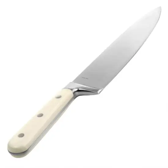 Martha Stewart Off White 8" Stainless Steel Chef Knife {4}