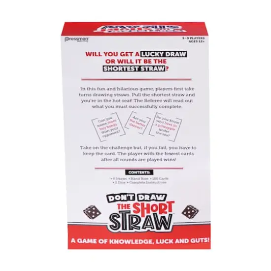 Don't Draw the Short Straw Game {5}