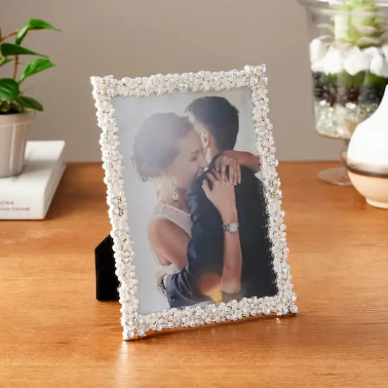 Expressions&trade; 5" x 7" Celestial Jeweled Frame by Studio D&eacute;cor&reg; {3}