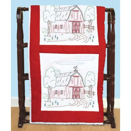 Jack Dempsey Barn Stamped For Embroidery & Cross Stitch Quilt Blocks {4}