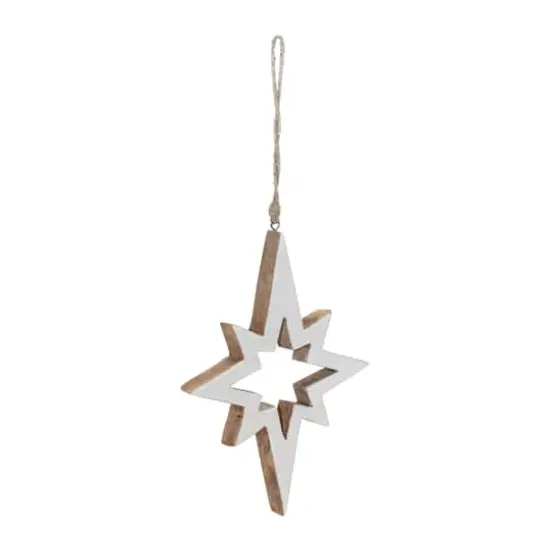 10" Wood Star Cut-Out Ornaments, 4ct. {5}