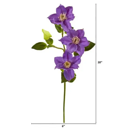 20'' Artificial Flower Spray, 6ct. Lavender {4}