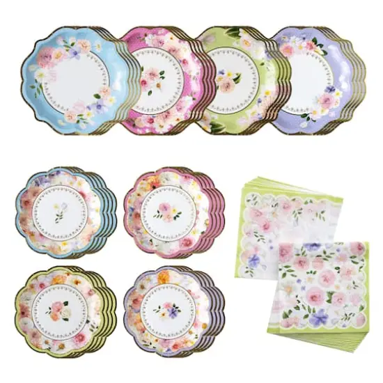 Kate Aspen&reg; Tea Time Party 62-Piece Party Tableware Set {9}