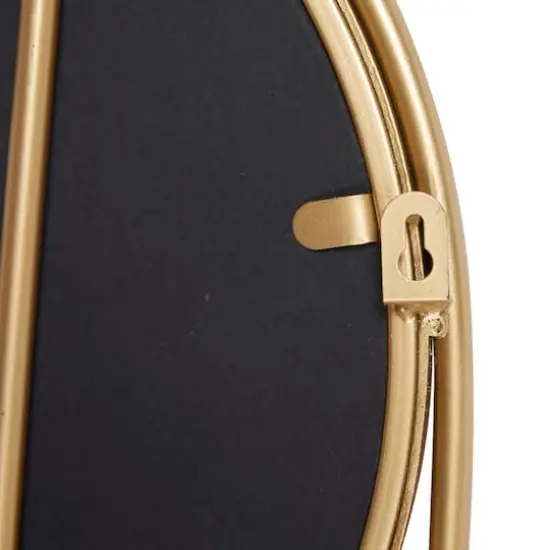 43" Gold Contemporary Metal Wall Mirror {5}