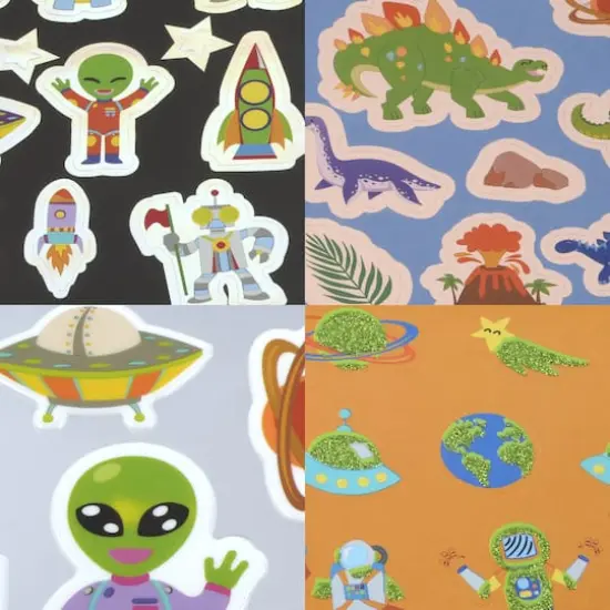 Dinos & Space Mega Sticker Book by Creatology&trade; {4}