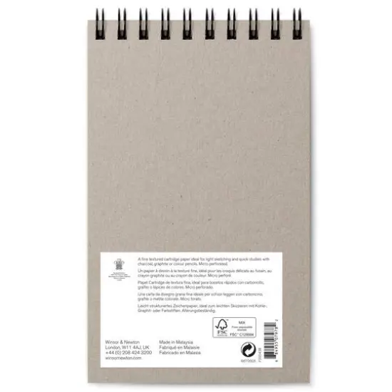 Winsor & Newton&trade; White 50lb. Wire-Bound Sketching Pad {3}