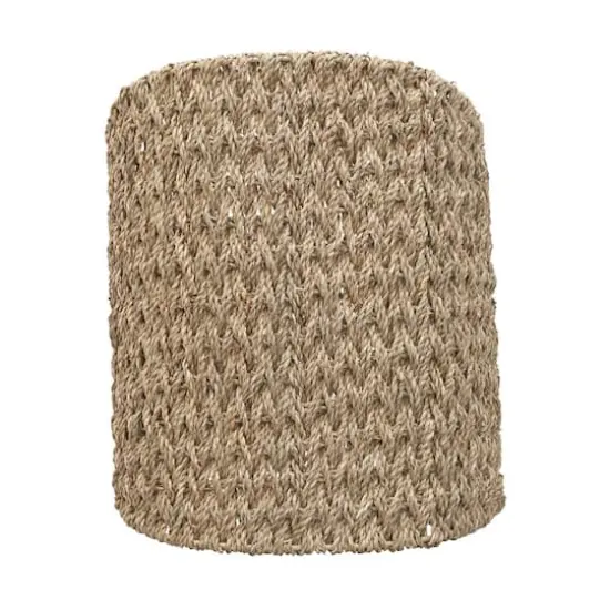 Household Essentials 15" Oval Seagrass Magazine Rack Natural {8}