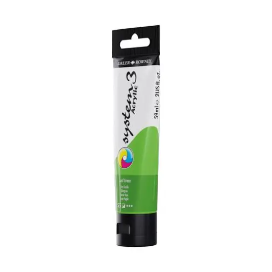 Daler-Rowney&reg; Original System 3 Acrylic Paint, 59mL 355 Leaf Green {4}