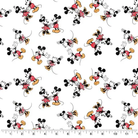 Springs Creative Disney&reg; Vintage Mickey & Minnie Cotton Fabric  {1}