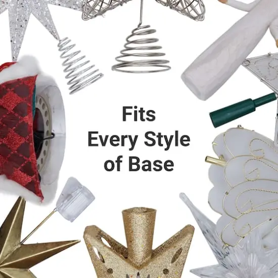 Village Lighting Christmas Tree Topper Holder {3}