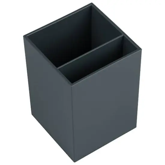 JAM Paper Plastic Pen Holder Gray {4}