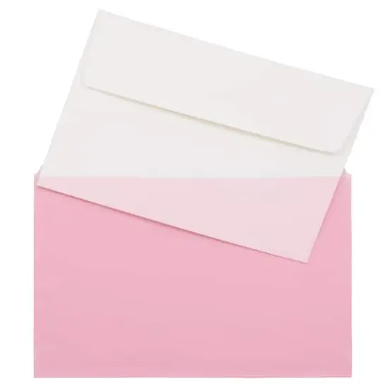 JAM Paper 5.43" X 8.62" Self Adhesive Closure Cello Sleeves, 100ct. Light Red {6}