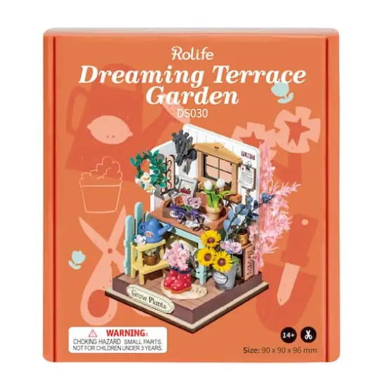 Rolife&reg; Dreaming Terrace Garden DIY Miniature Kit {8}