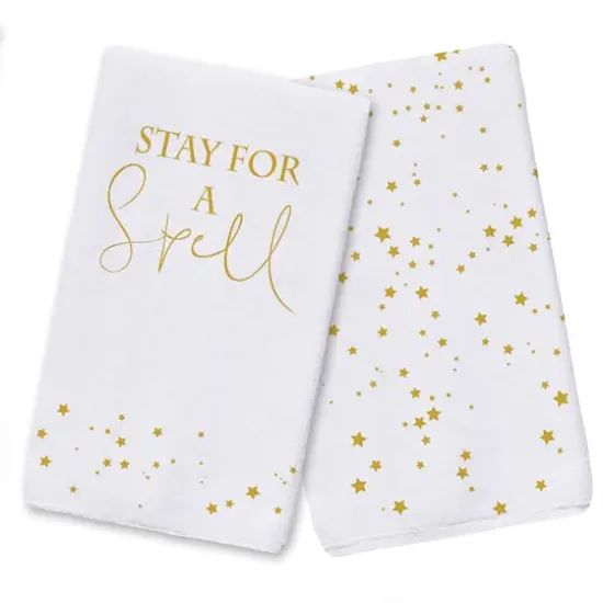 Stay For A Spell Tea Towel Set {1}