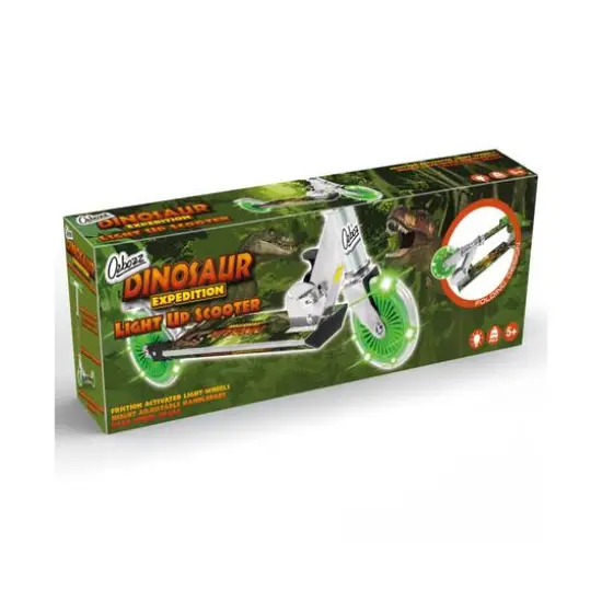 Dinosaur Folding Scooter With Flashing Wheels {4}