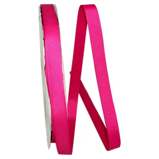 JAM Paper 5/8" x 100yd. Grosgrain Style Wired Ribbon Azalea {1}